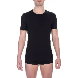 تيشيرت قطني أسود