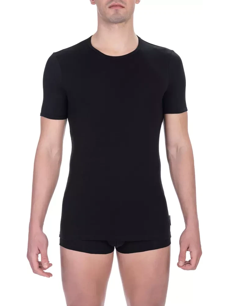 Black Cotton T-Shirt