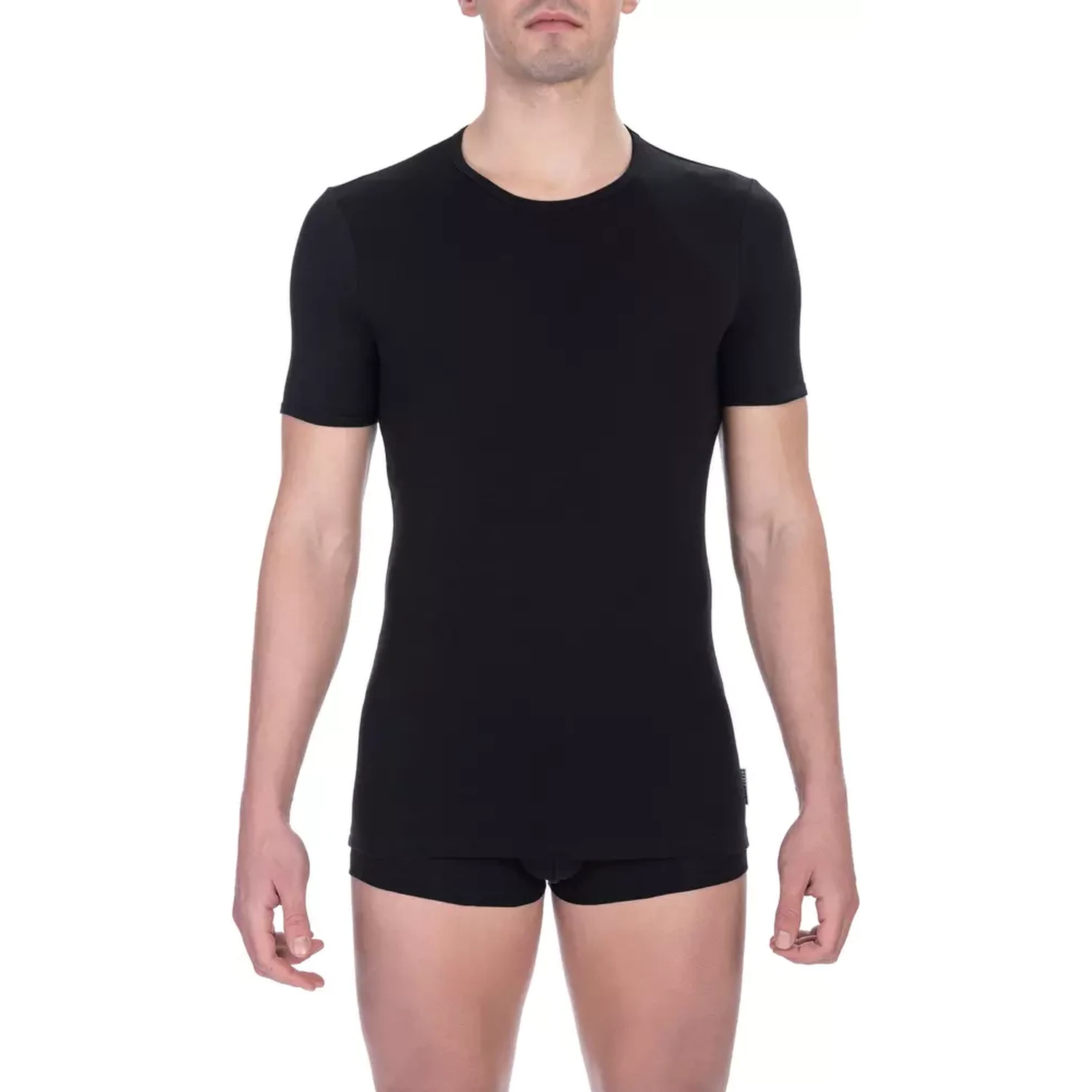 Black Cotton T-Shirt
