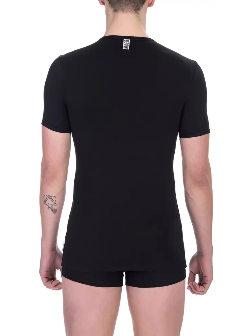 Black Cotton T-Shirt