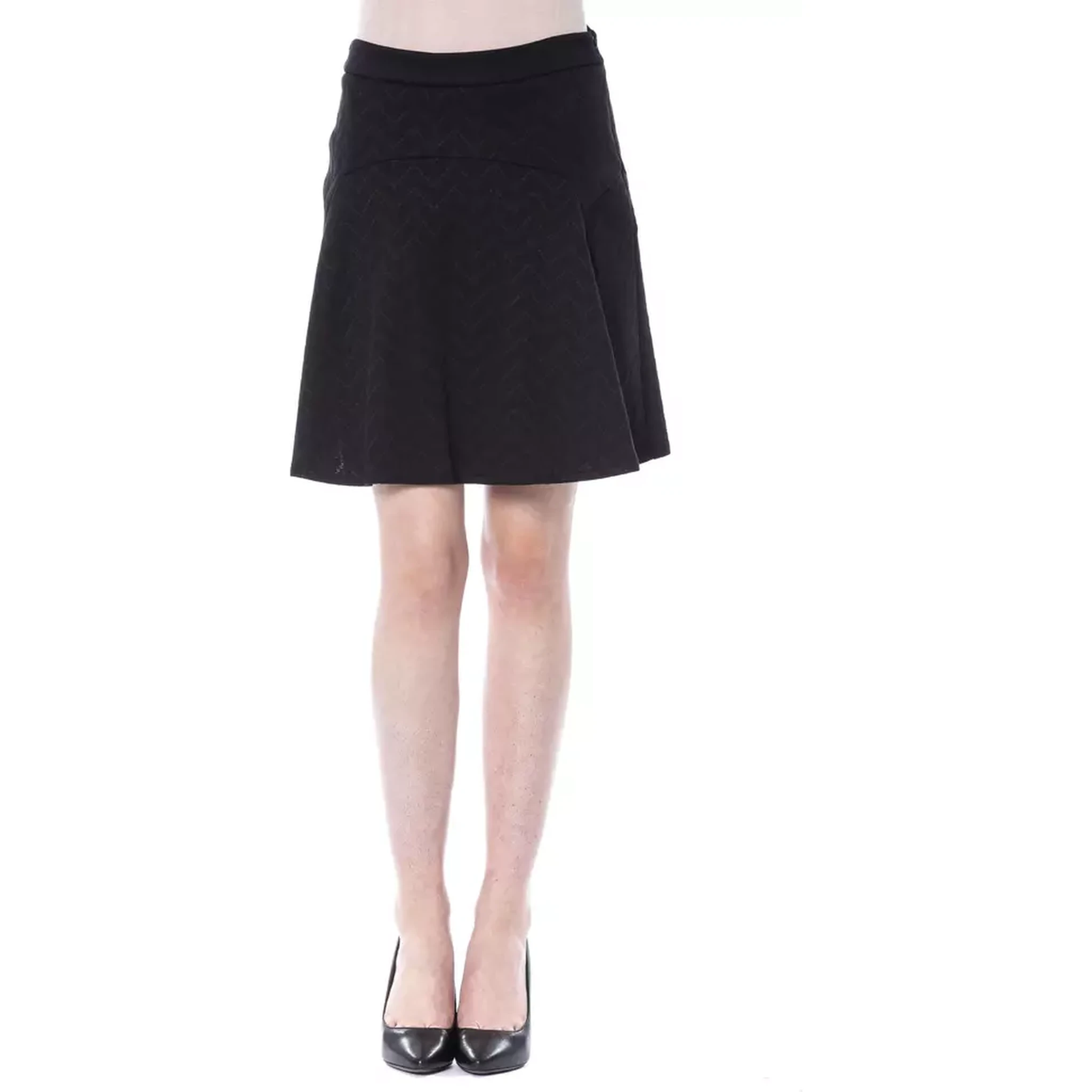 Black Polyester Skirt