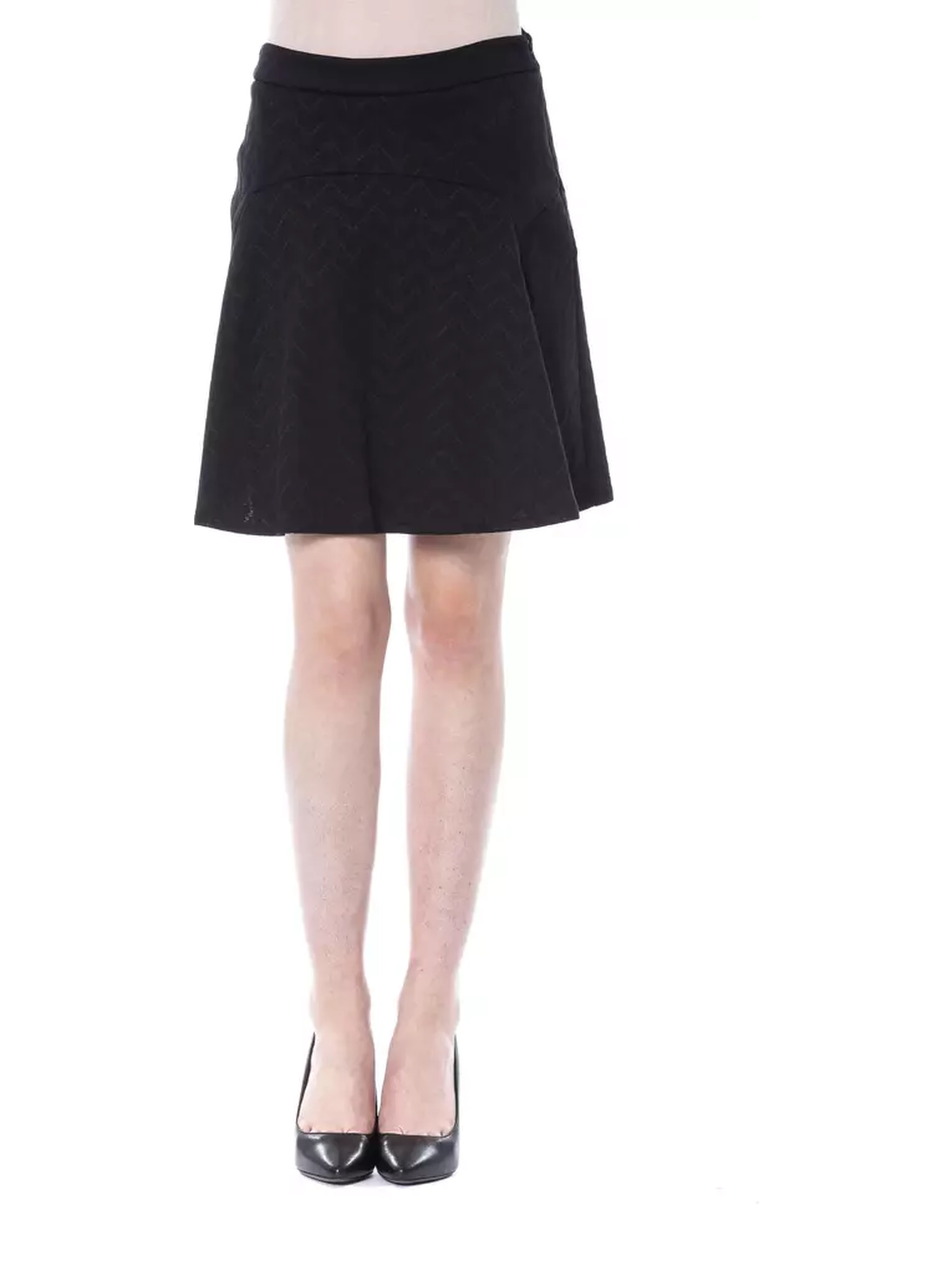 Black Polyester Skirt