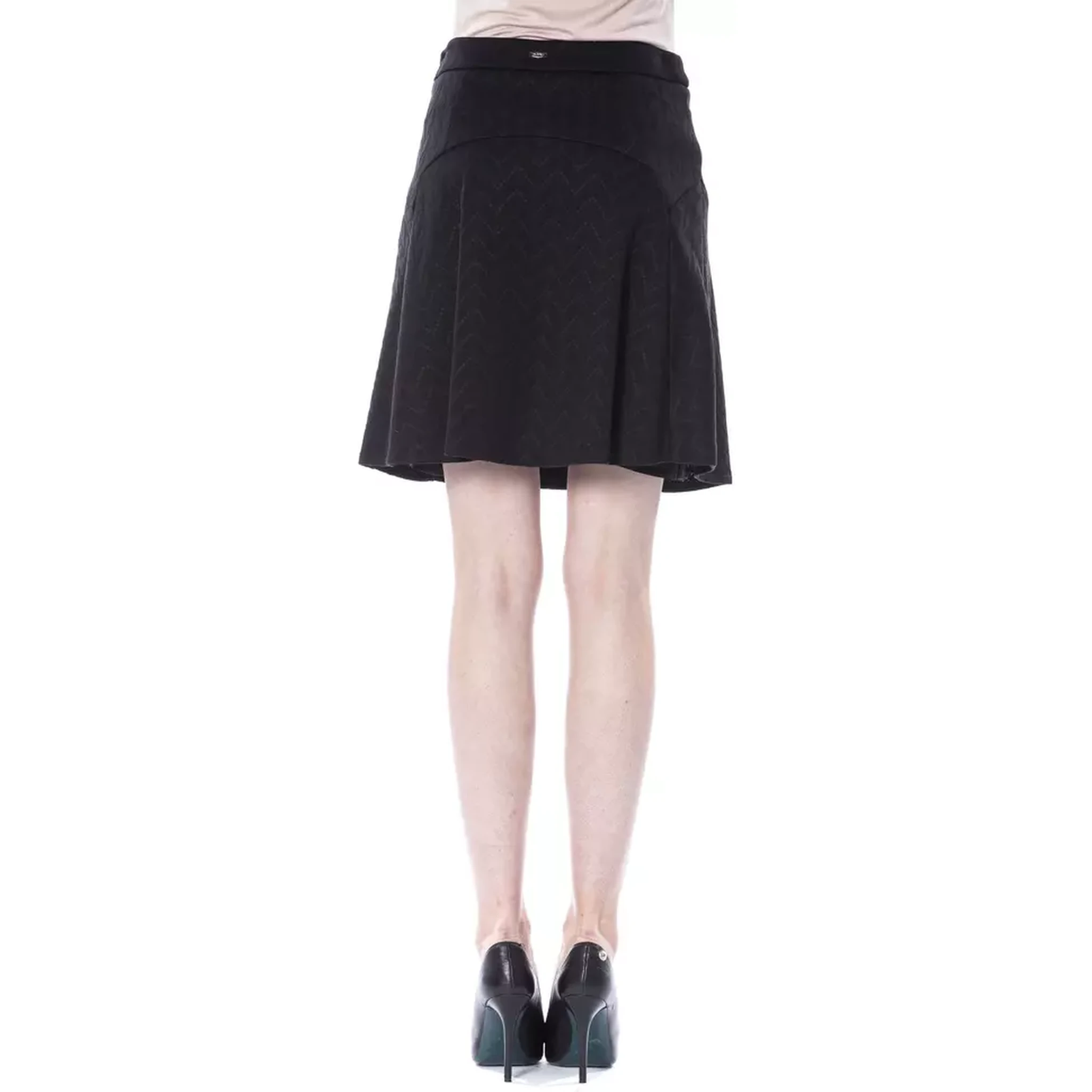 Black Polyester Skirt