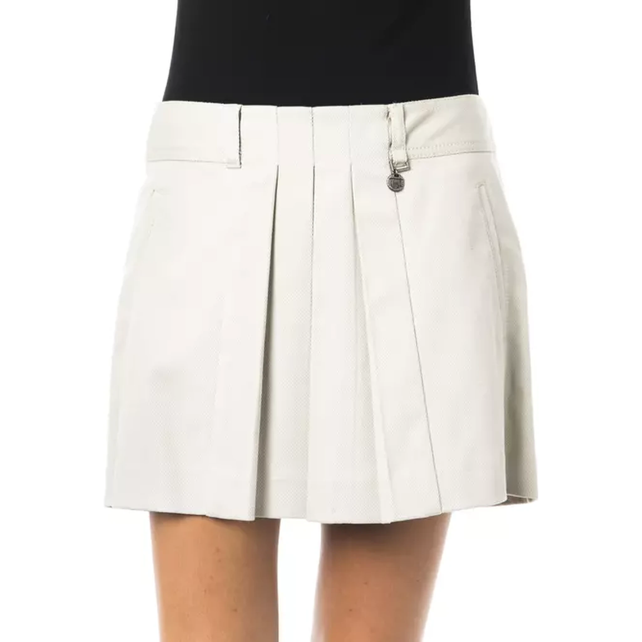 Gray Cotton Skirt