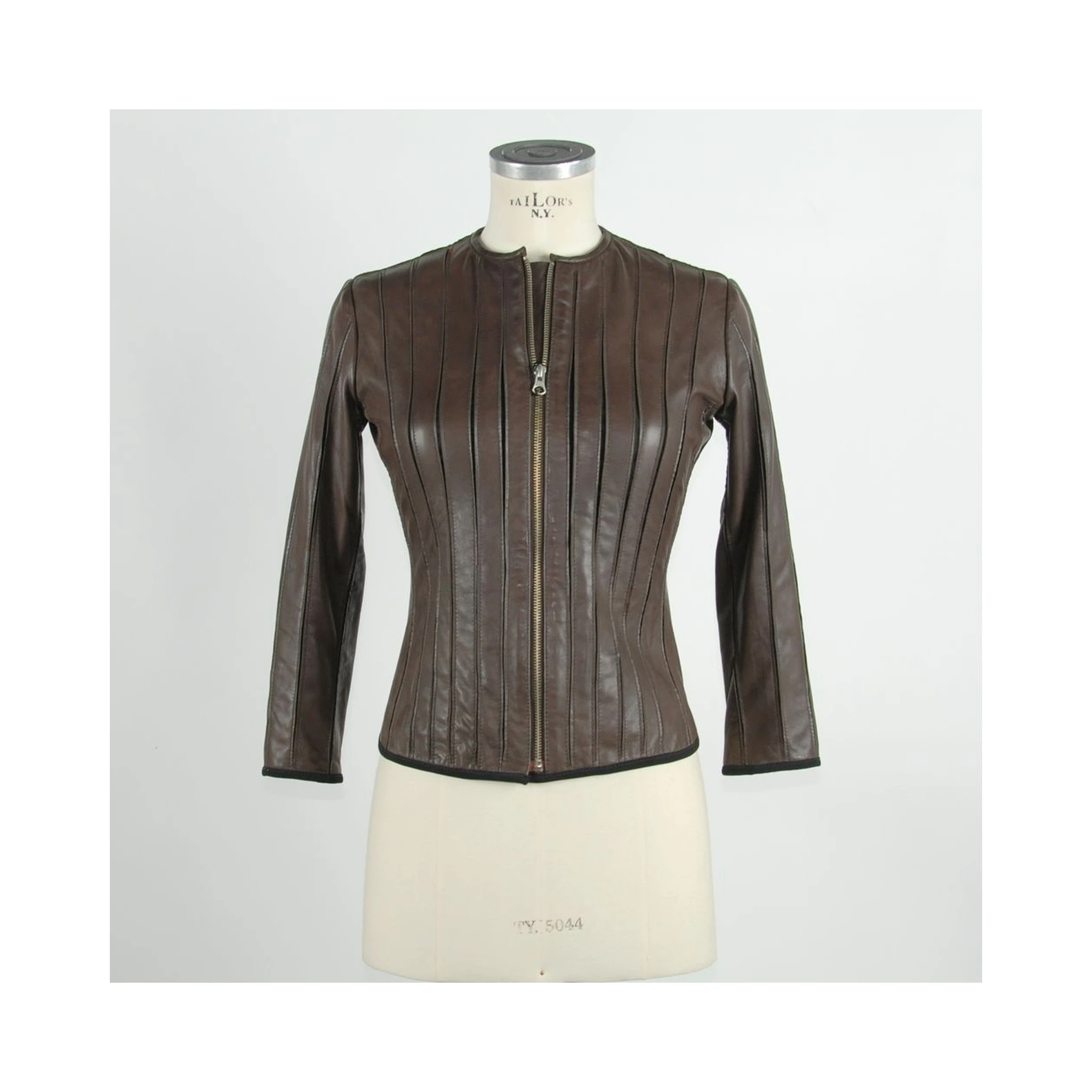 Brown Leather Women Jacket