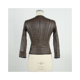 Brown Leather Women Jacket