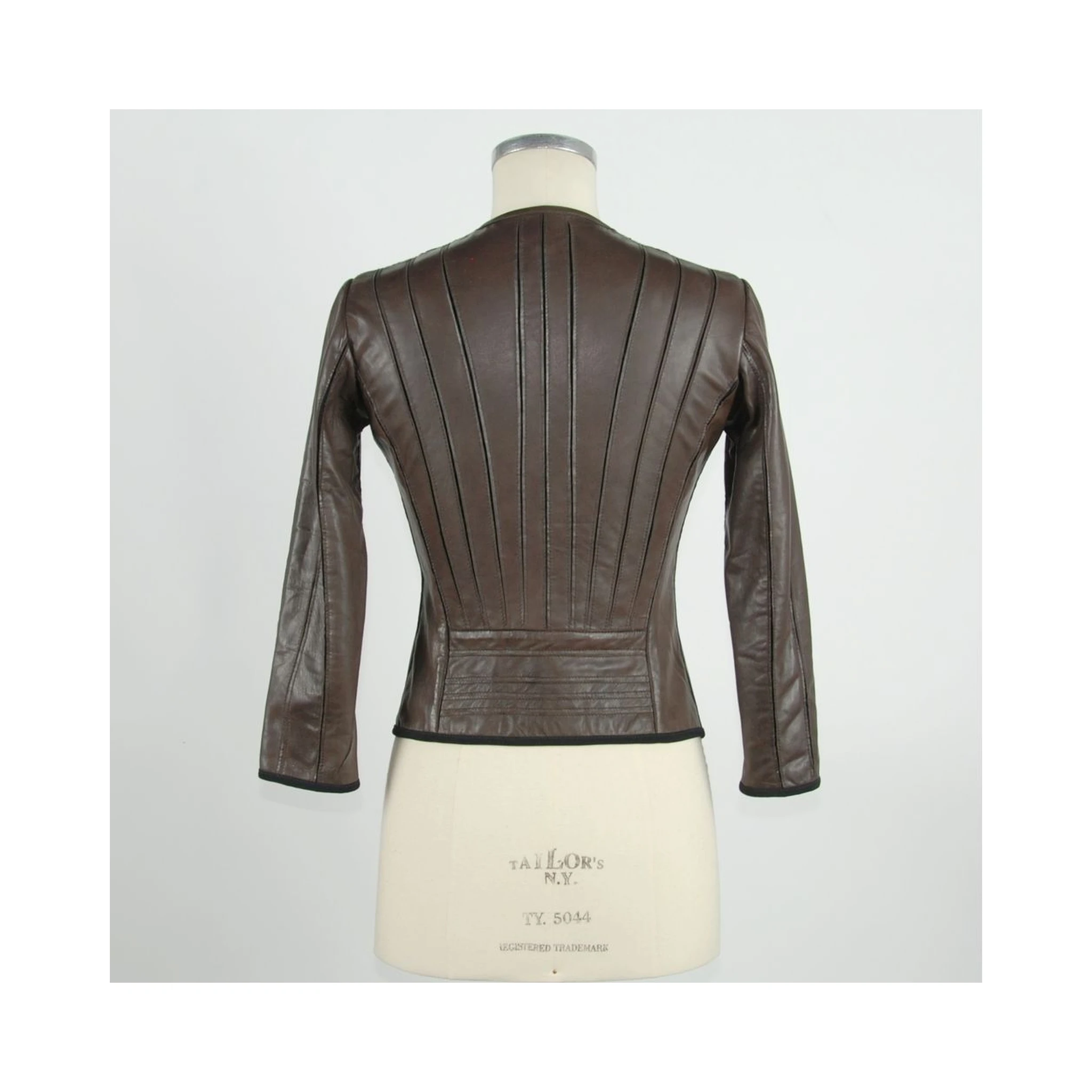 Brown Leather Women Jacket