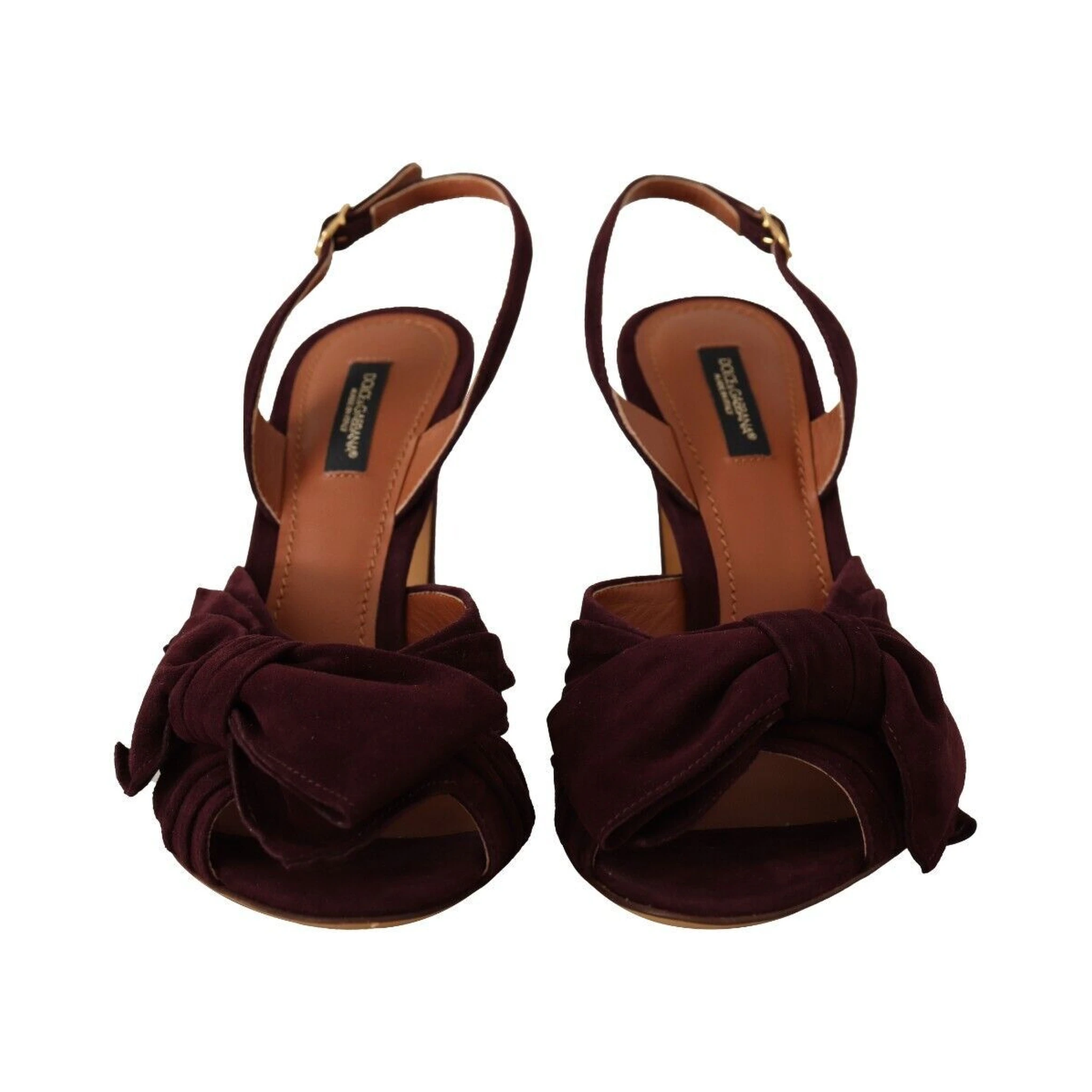 Dark Purple Suede Ankle Strap Sandals Shoes