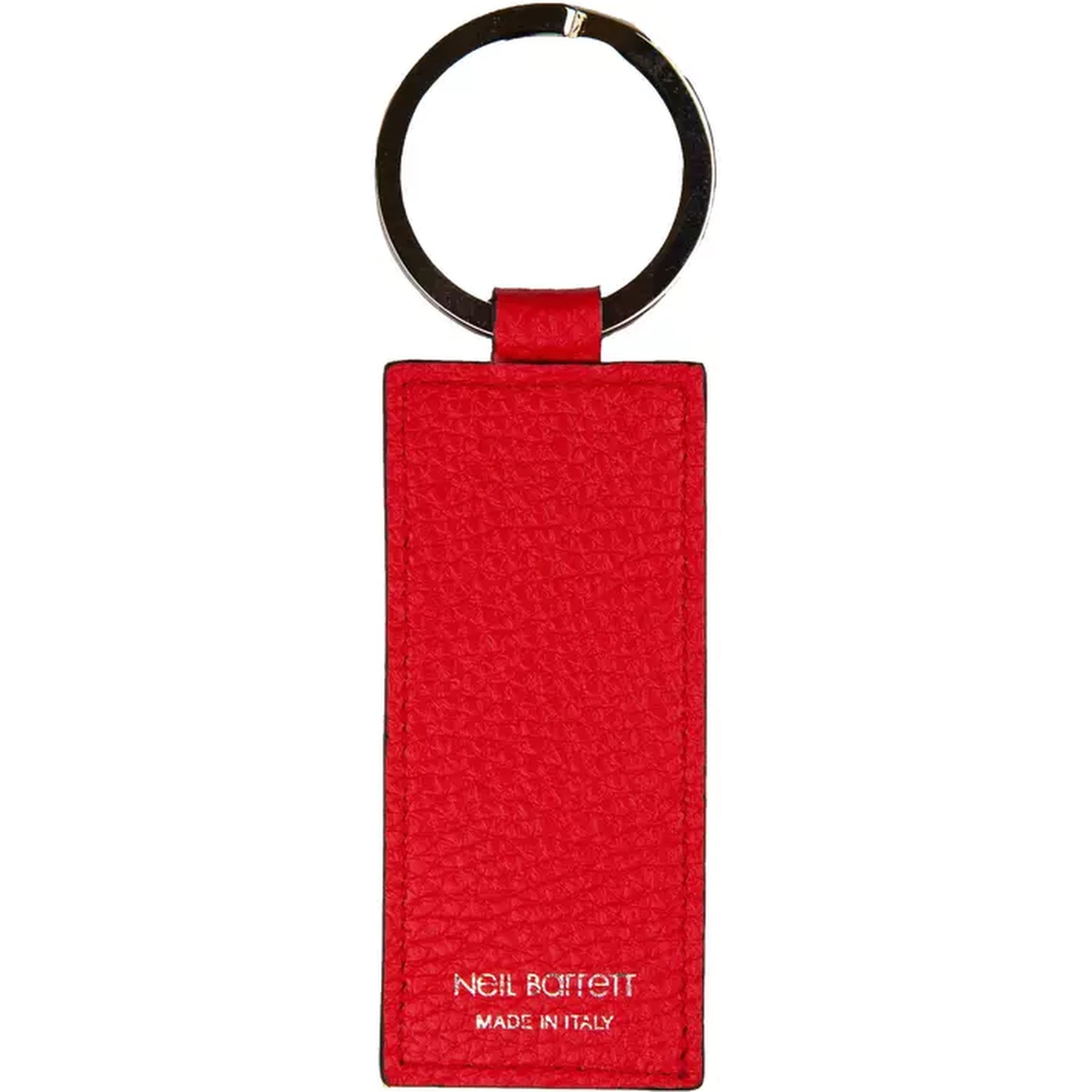 Red Leather Keychain