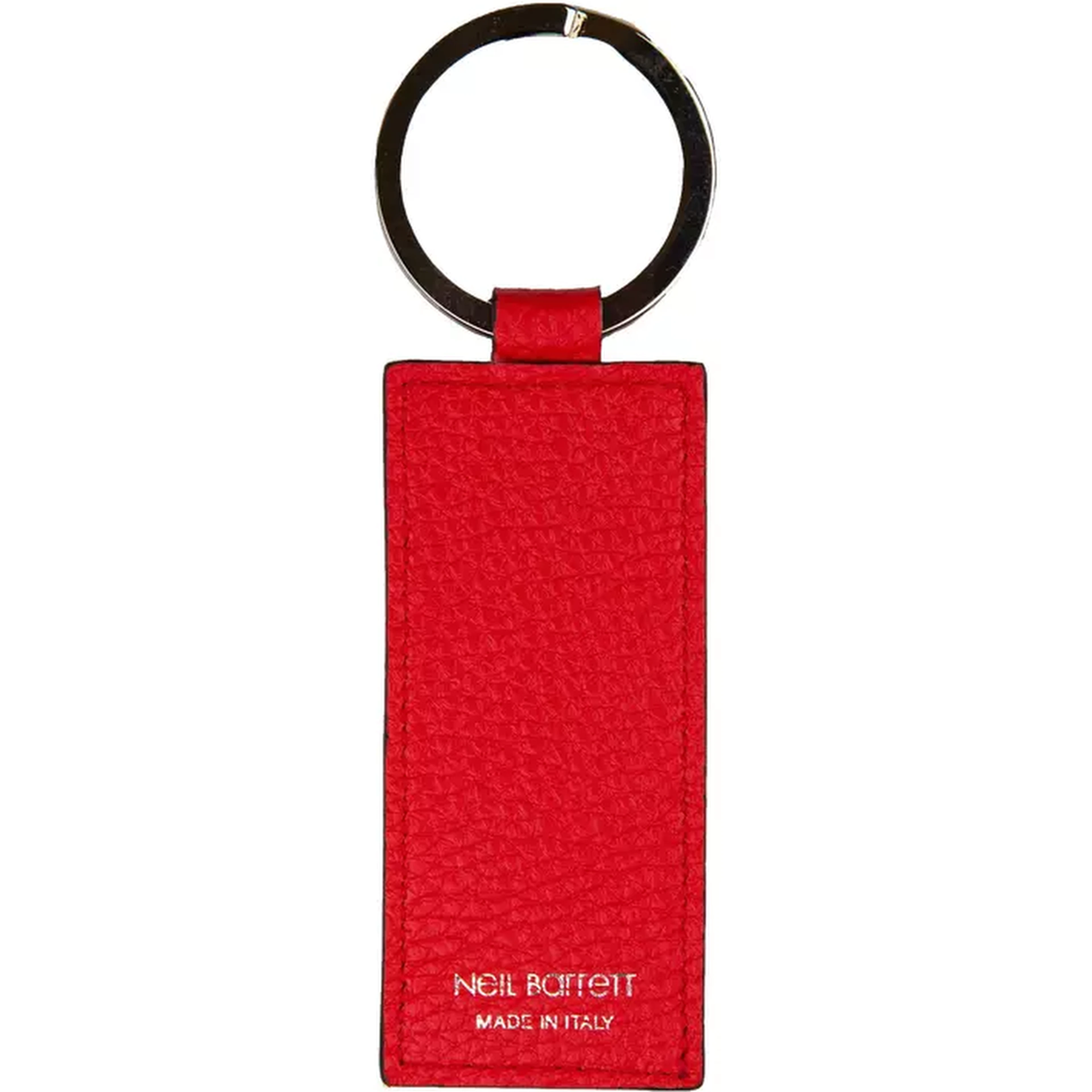 Red Leather Keychain