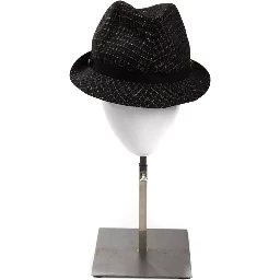 Black Virgin Wool Hat