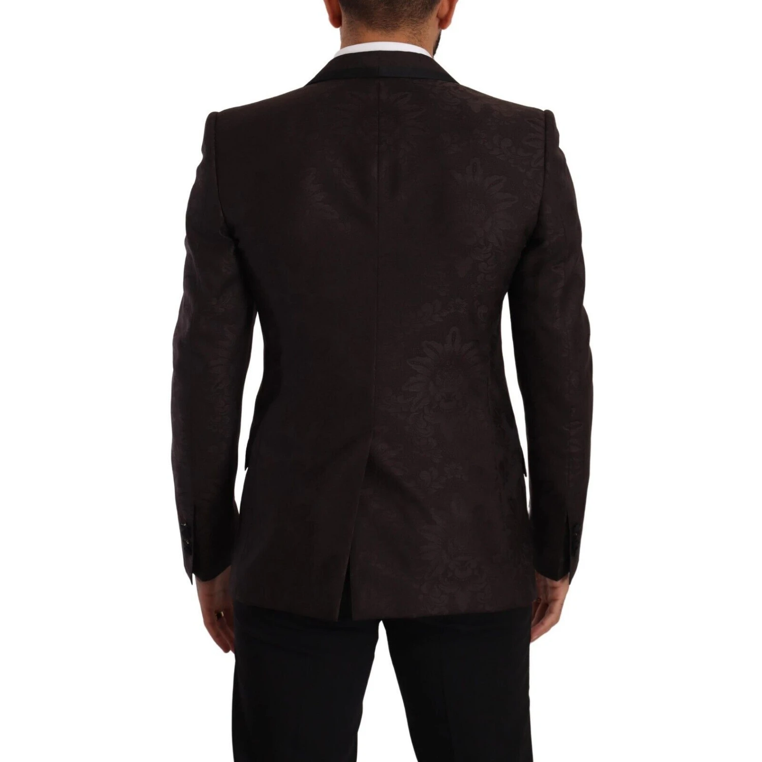 Purple Jacquard Single Breasted SICILIA Blazer