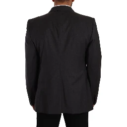 Gray Double Breasted 2 Piece SICILIA Blazer
