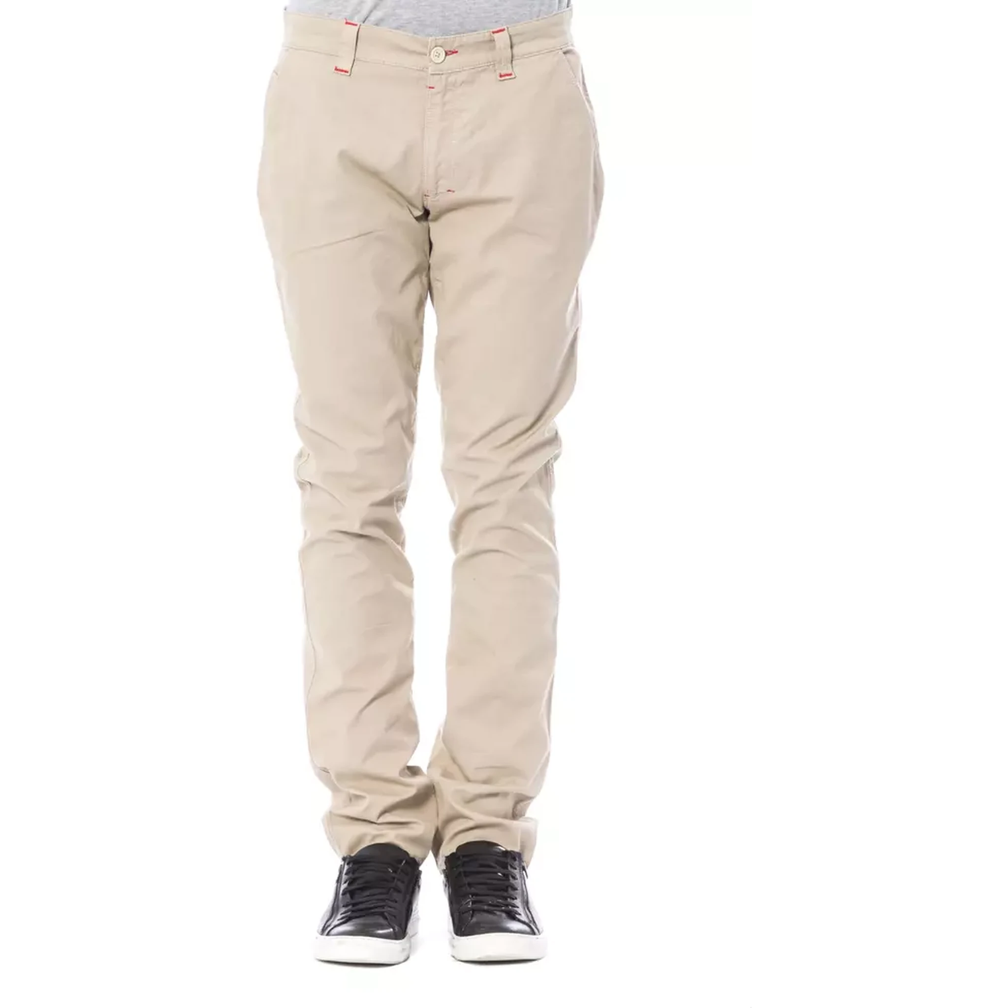 Beige Cotton Pant