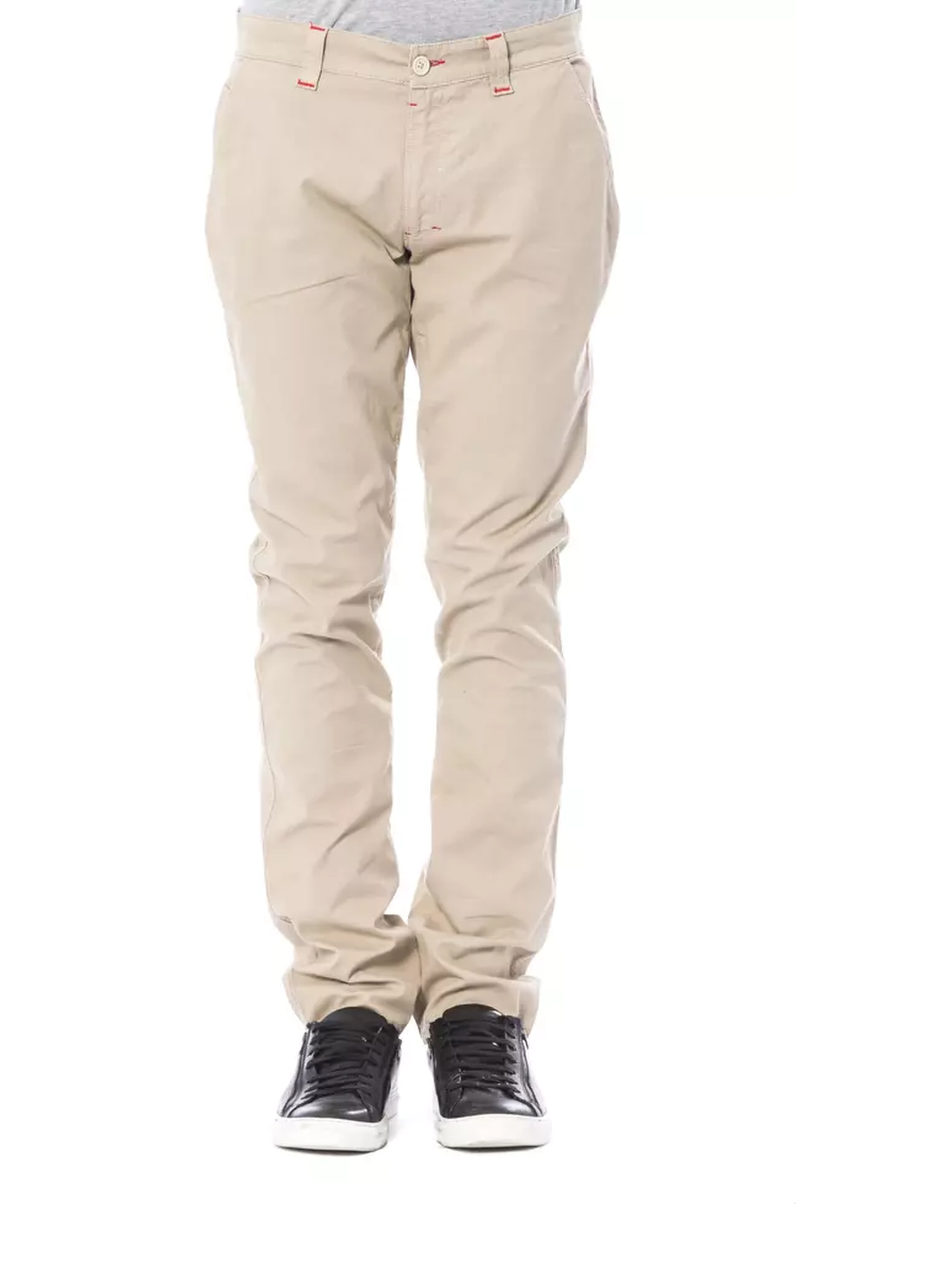 Beige Cotton Pant