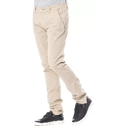 Beige Cotton Pant