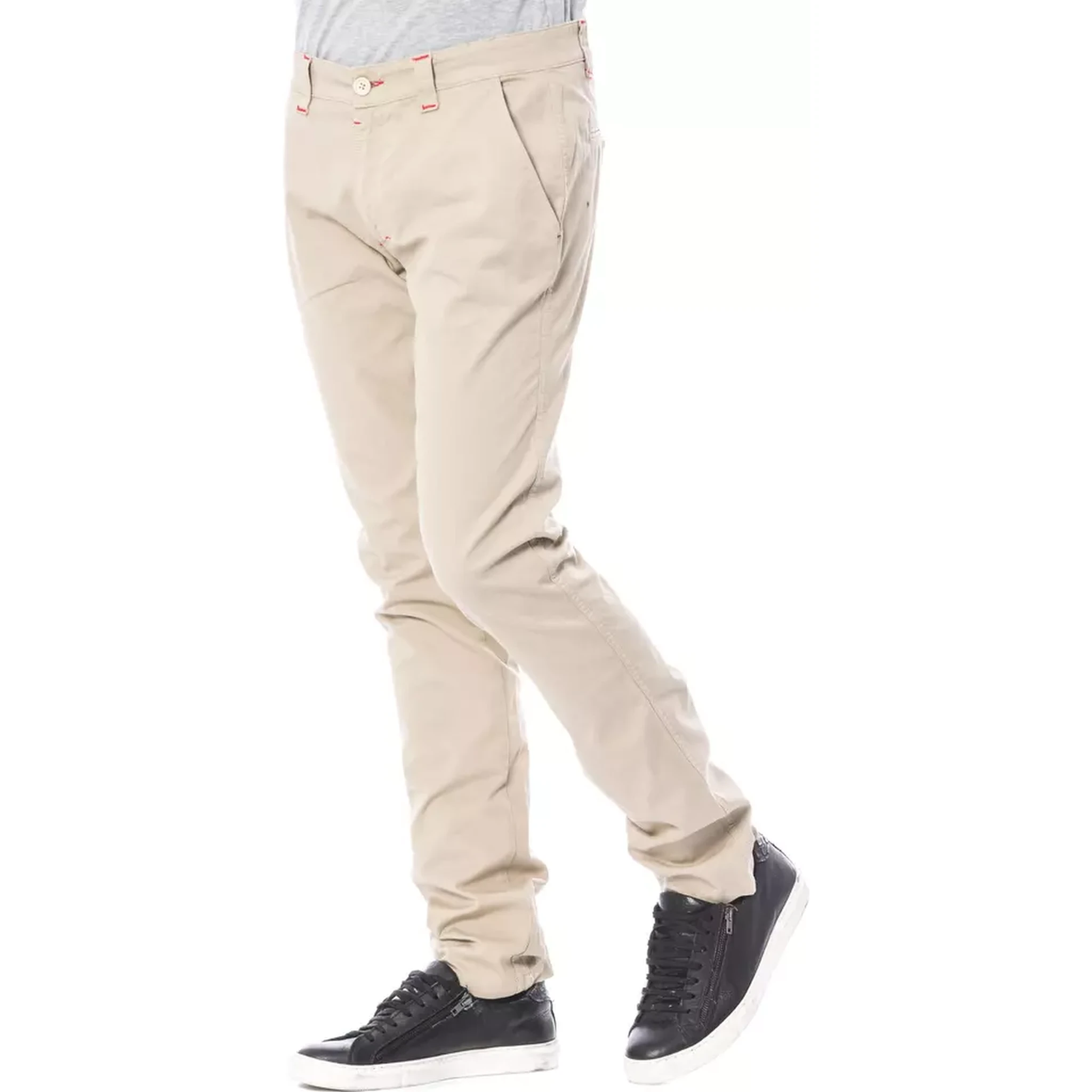 Beige Cotton Pant