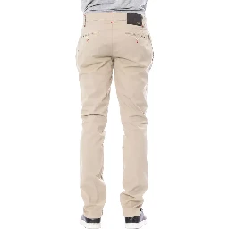 Beige Cotton Pant