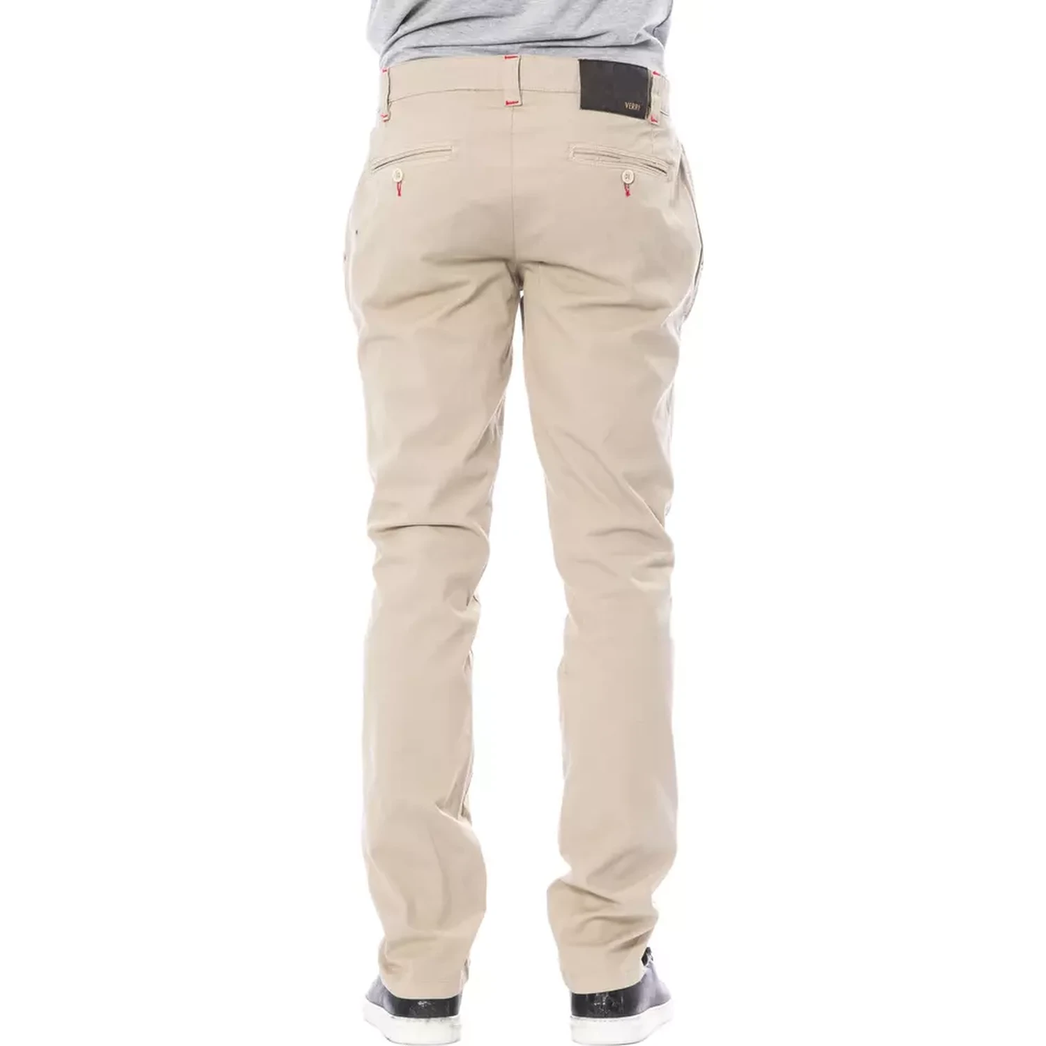 Beige Cotton Pant