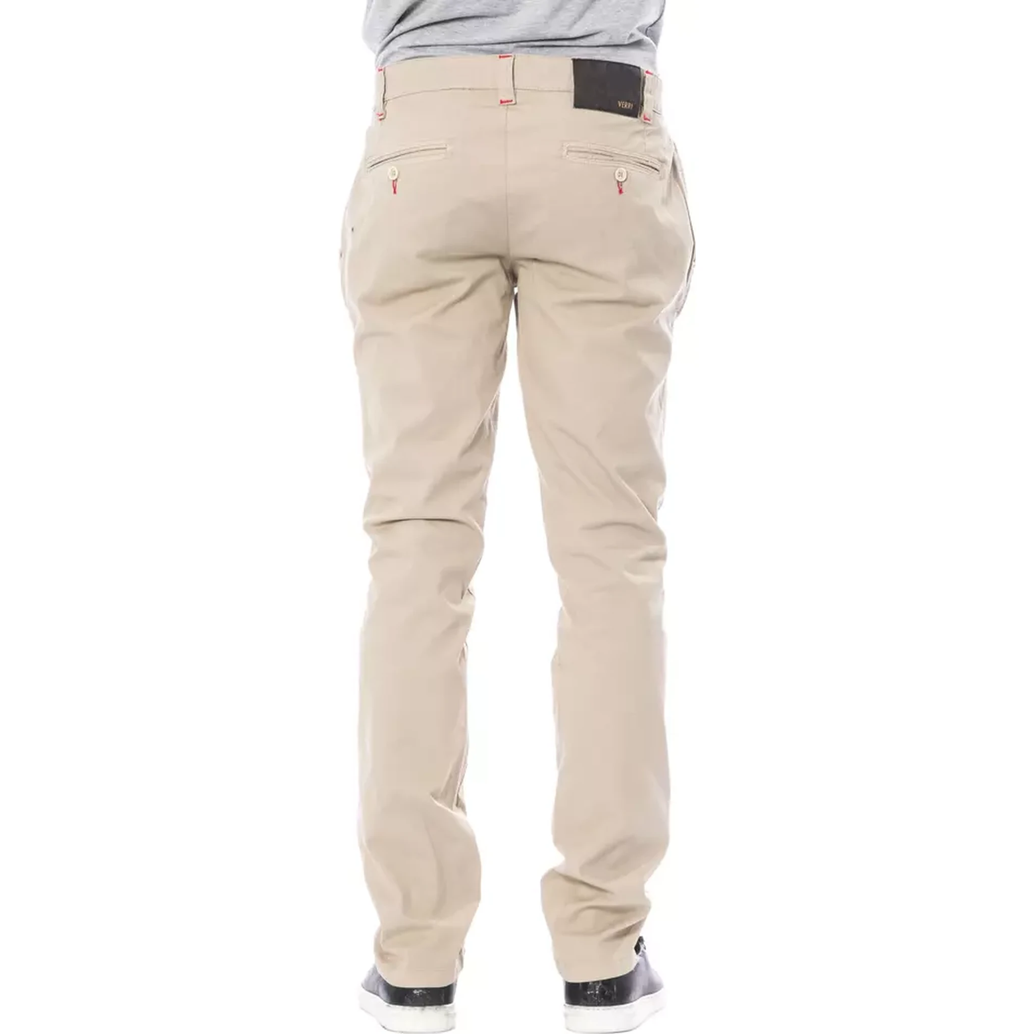 Beige Cotton Pant