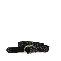 Black Wool Belt