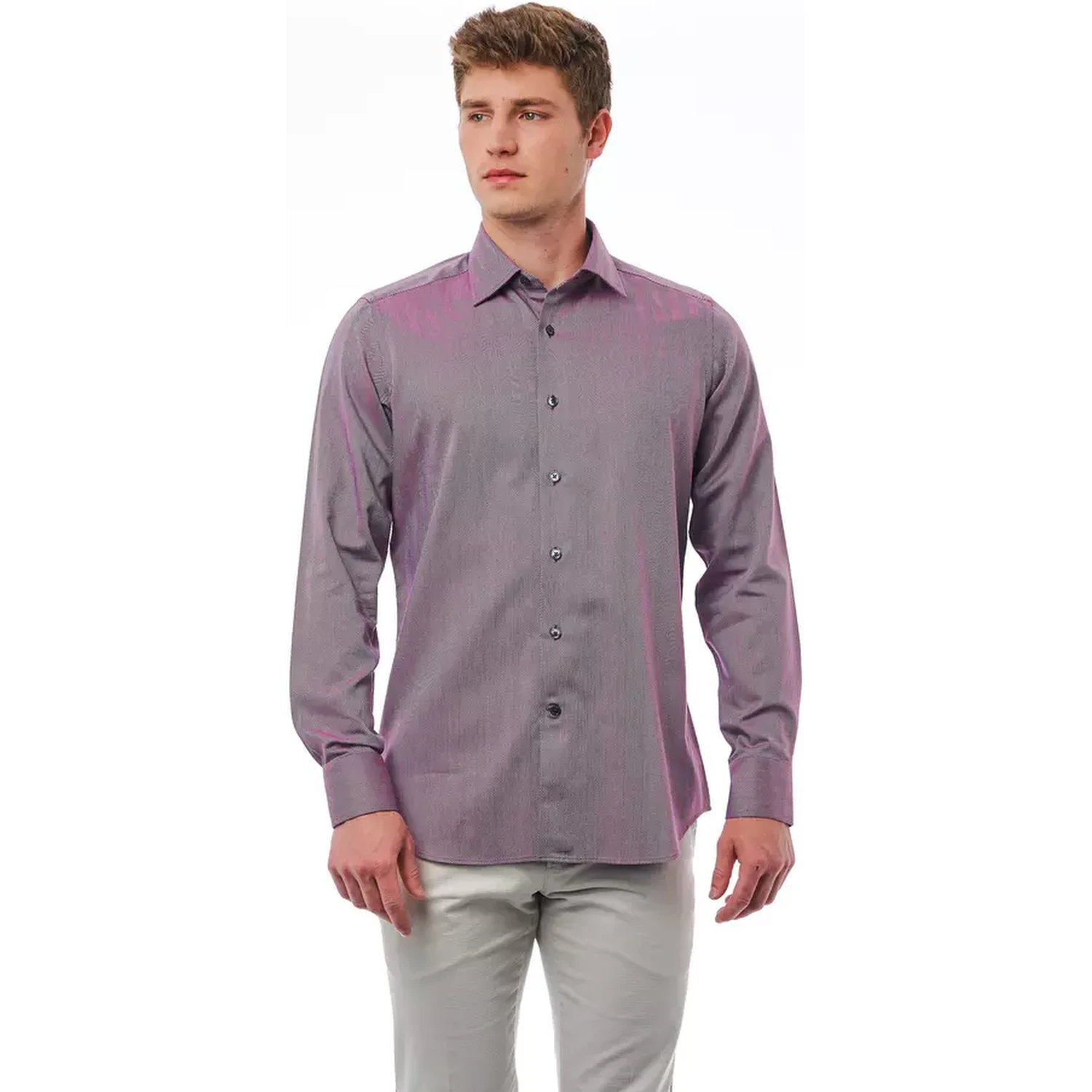 Burgundy Cotton Shirt