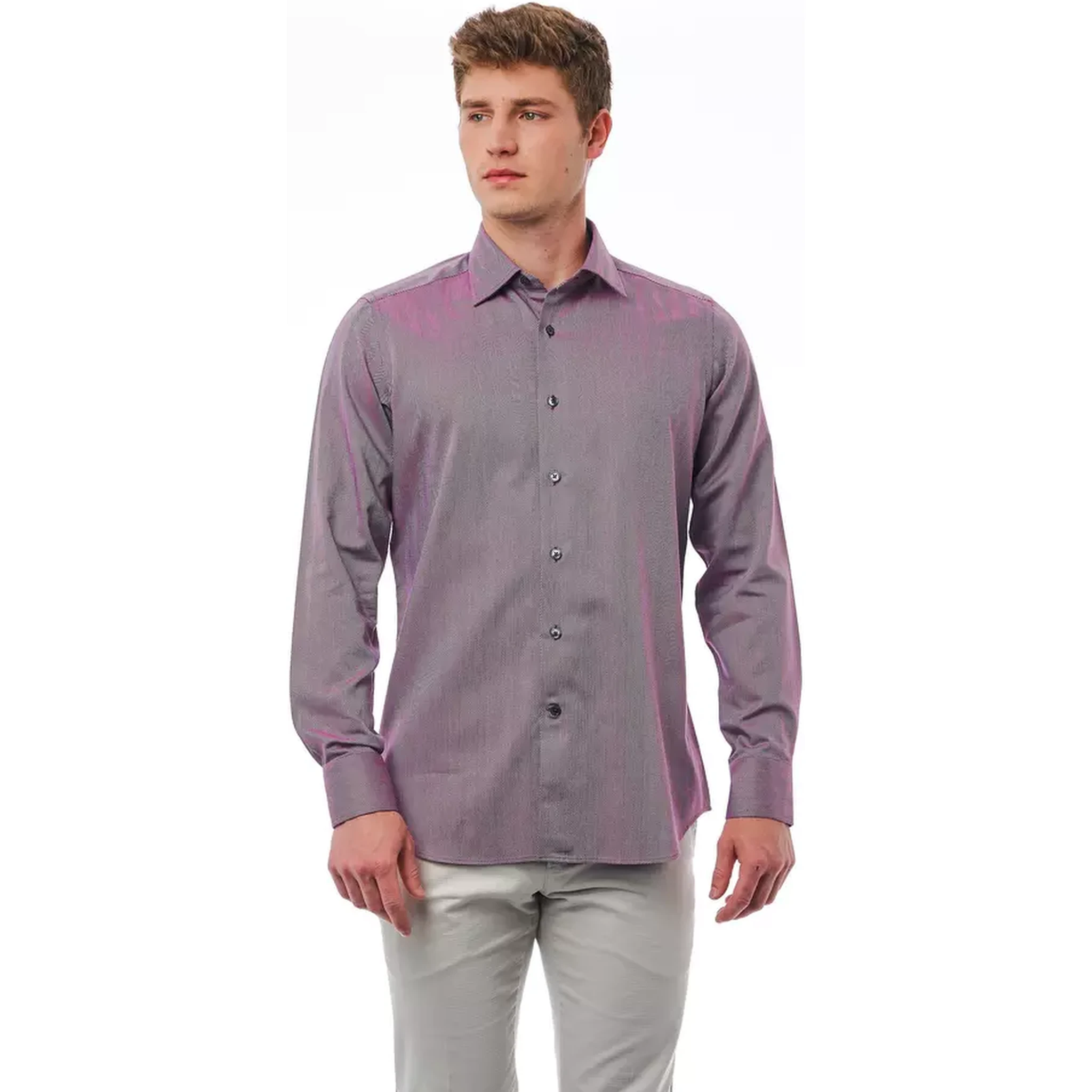 Burgundy Cotton Shirt