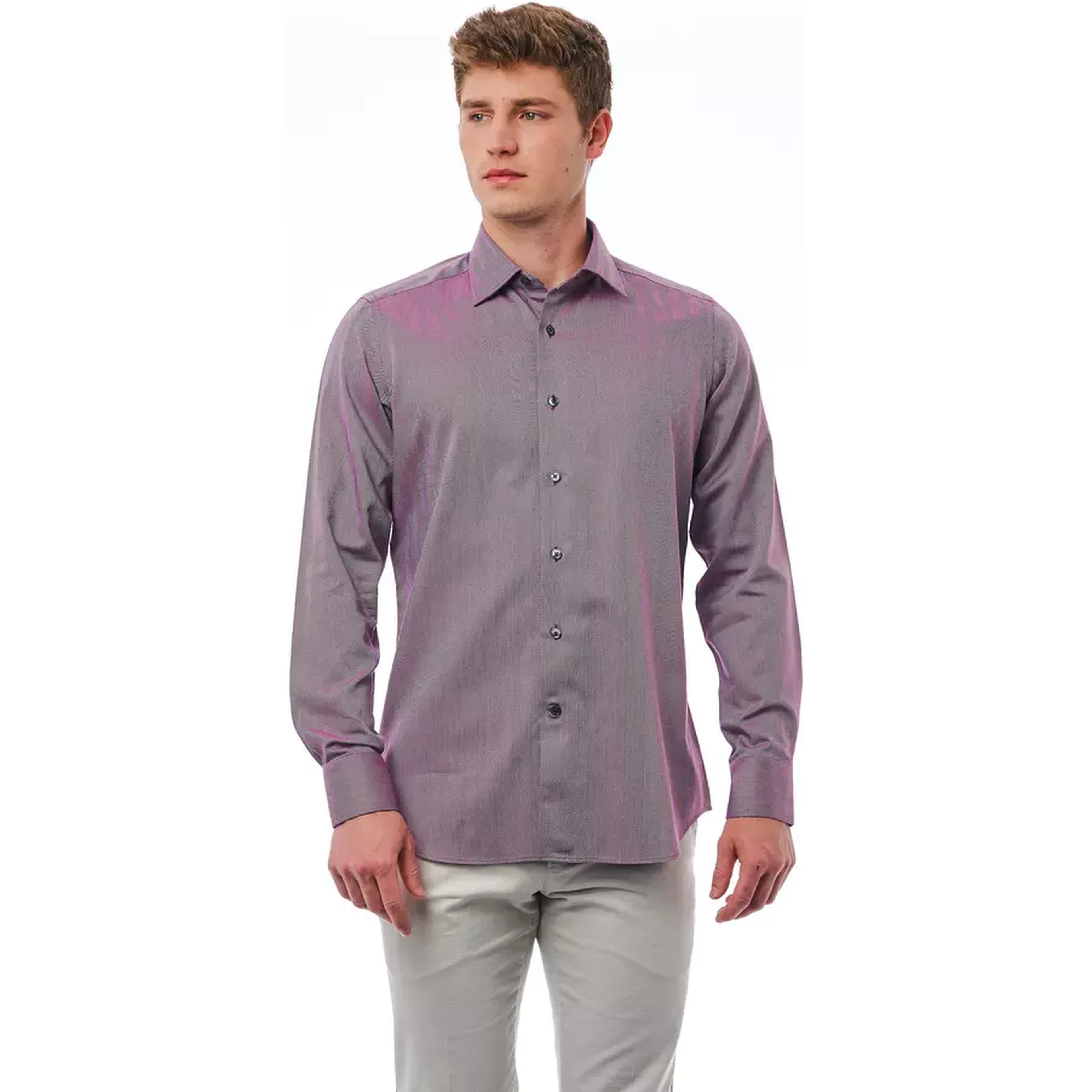 Burgundy Cotton Shirt