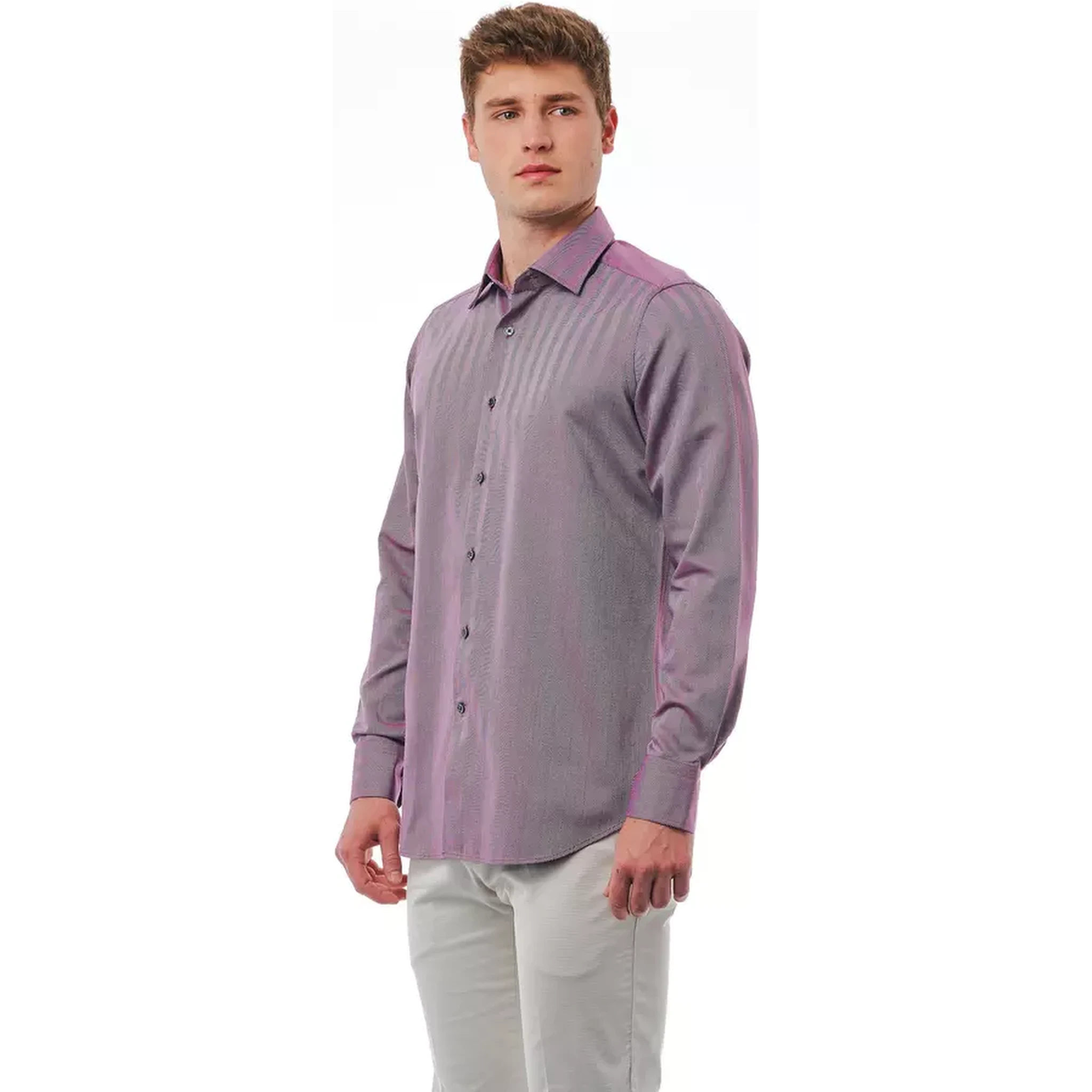 Burgundy Cotton Shirt