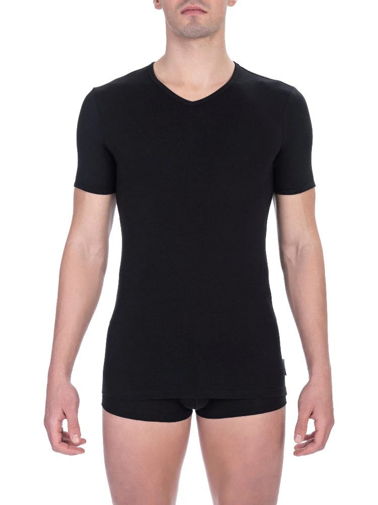 Black Cotton T-Shirt