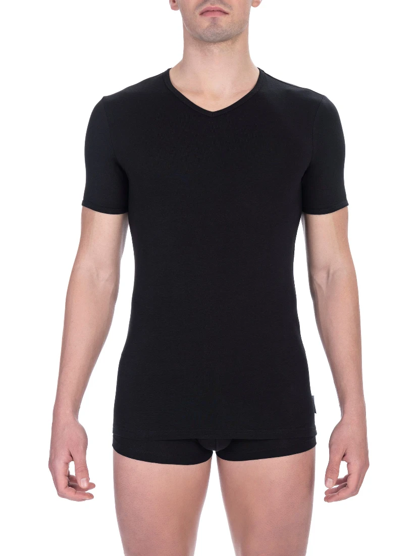 Black Cotton T-Shirt