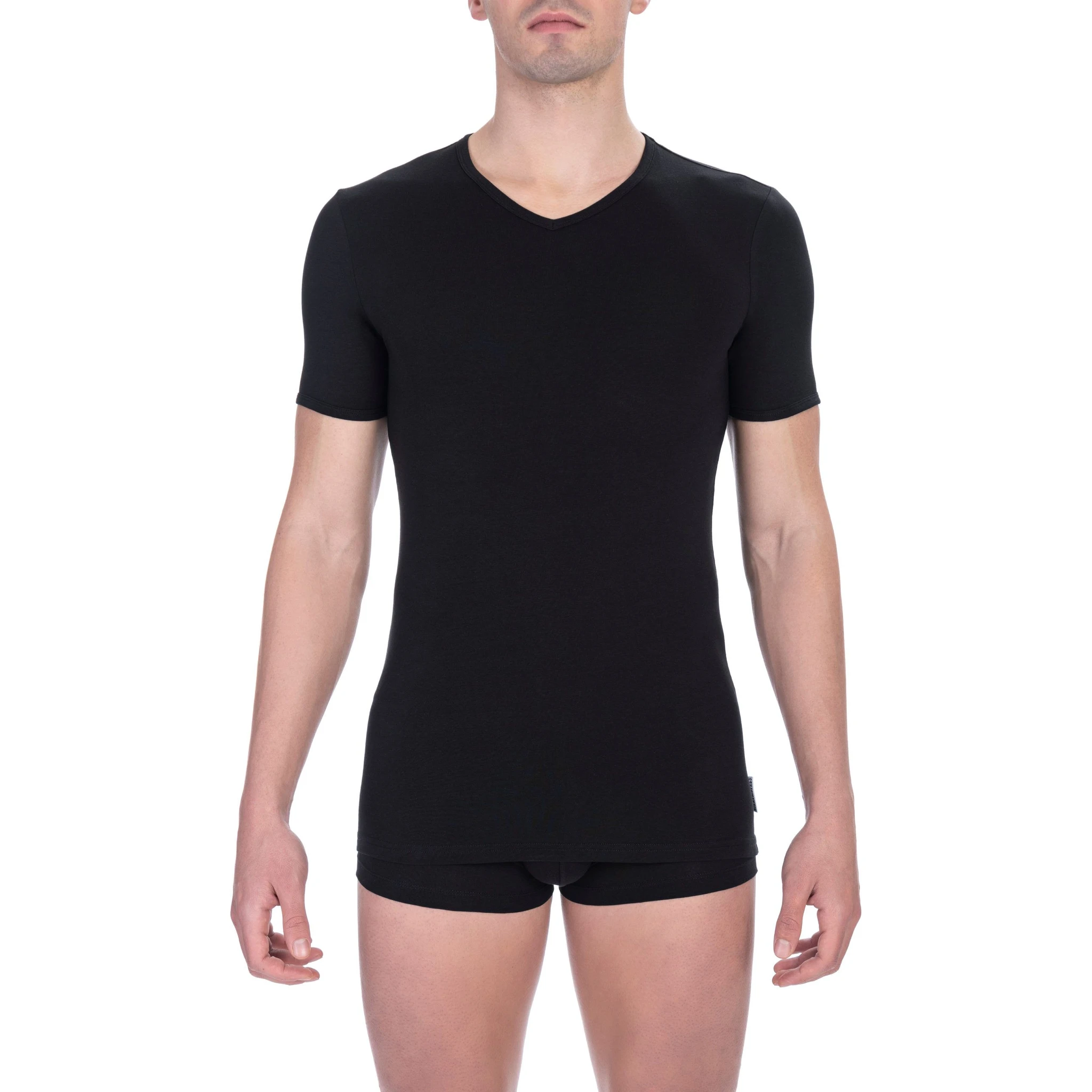 Black Cotton T-Shirt