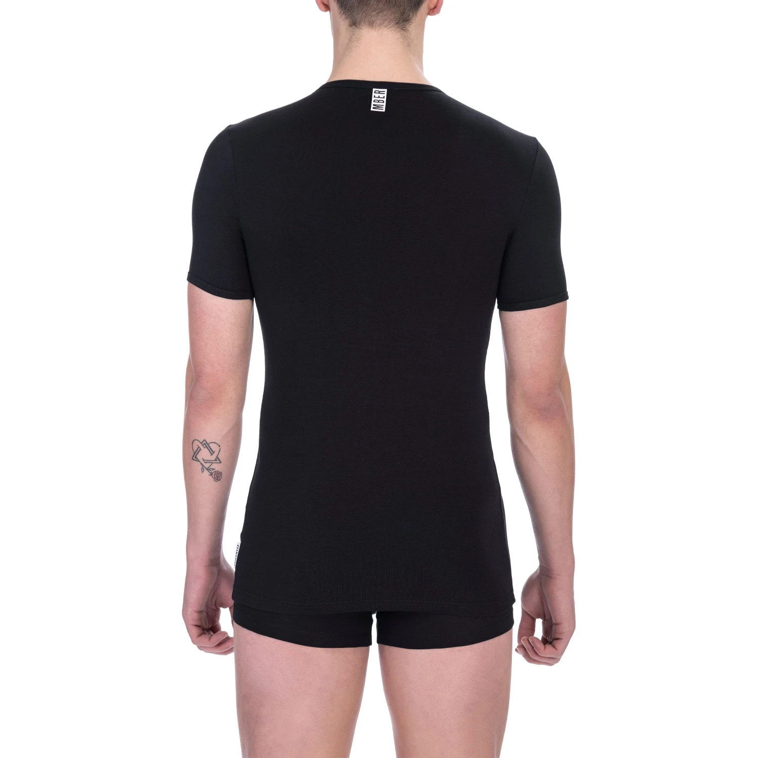 Black Cotton T-Shirt