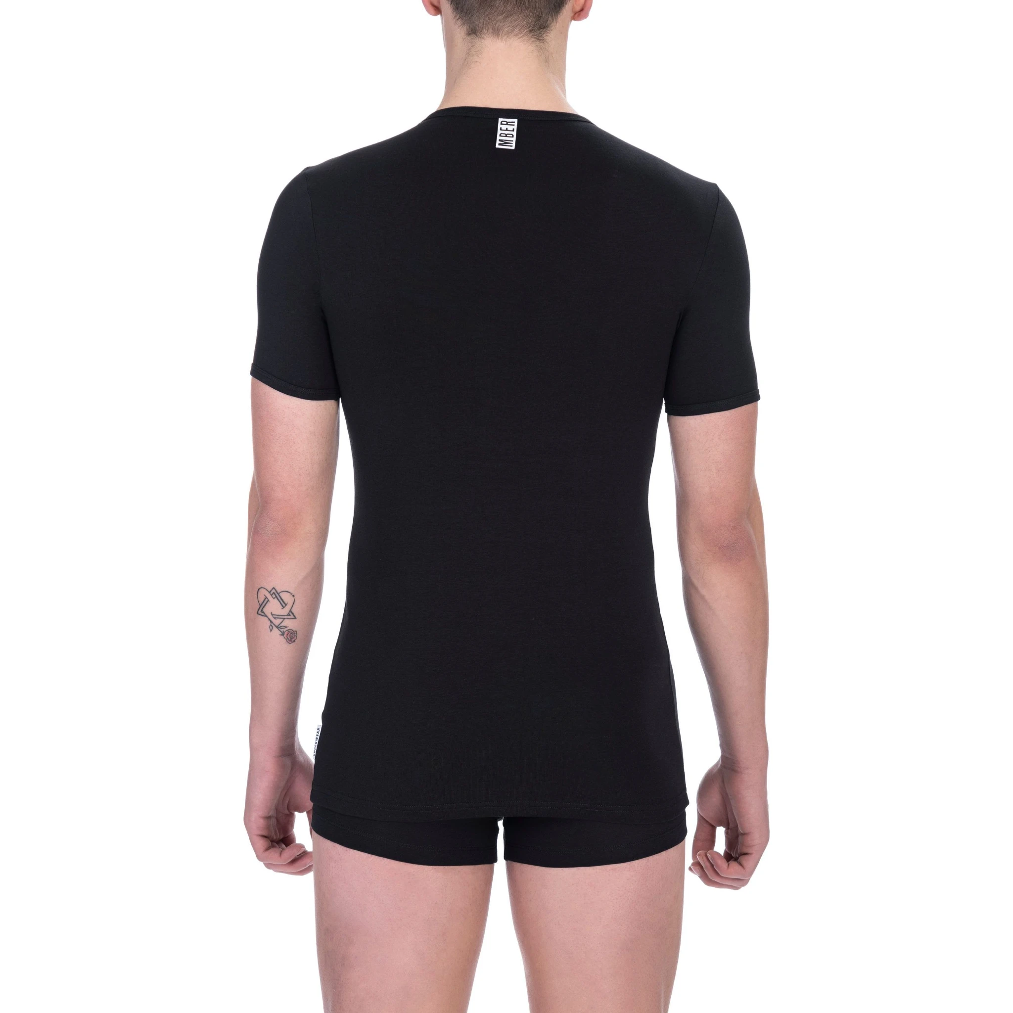 Black Cotton T-Shirt
