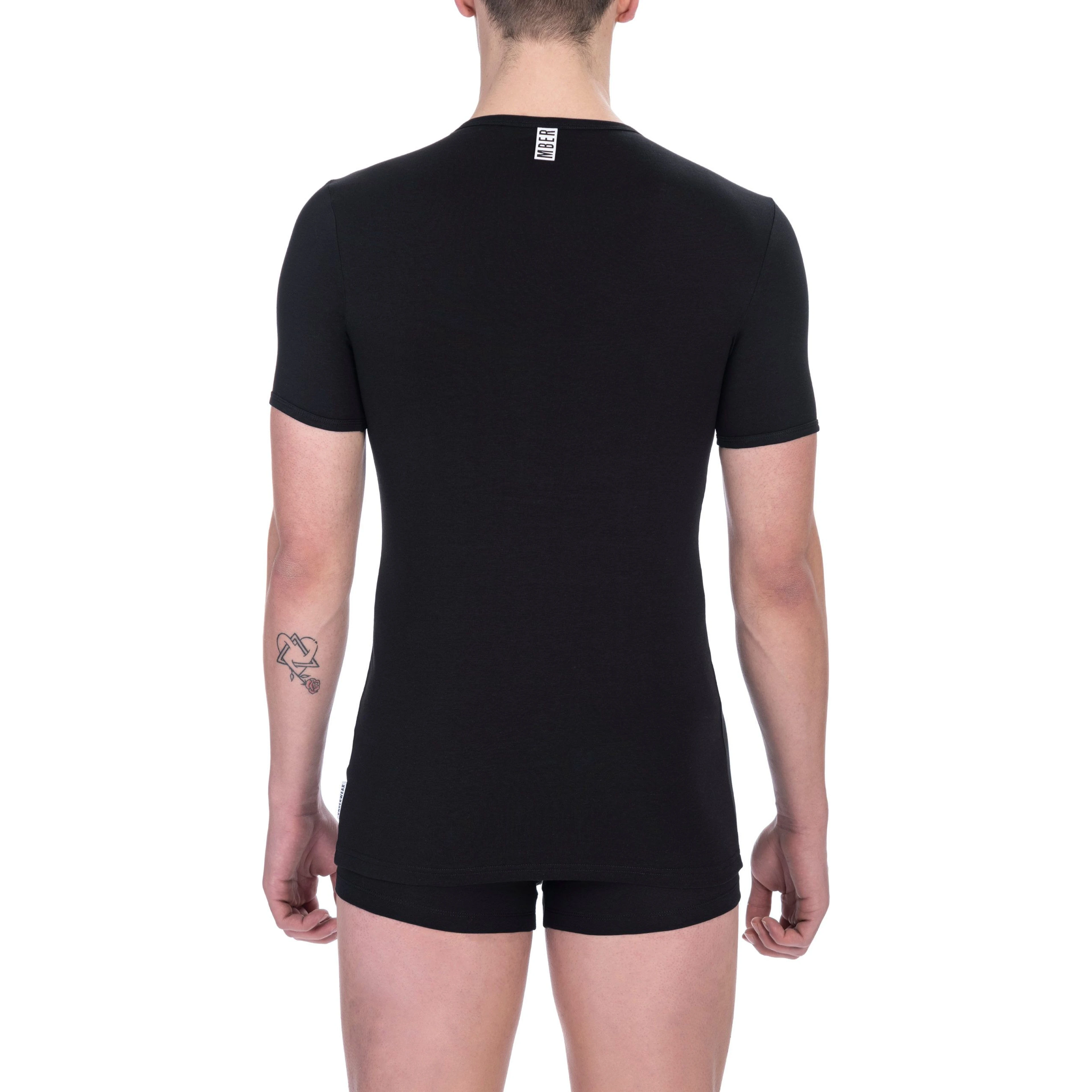 Black Cotton T-Shirt