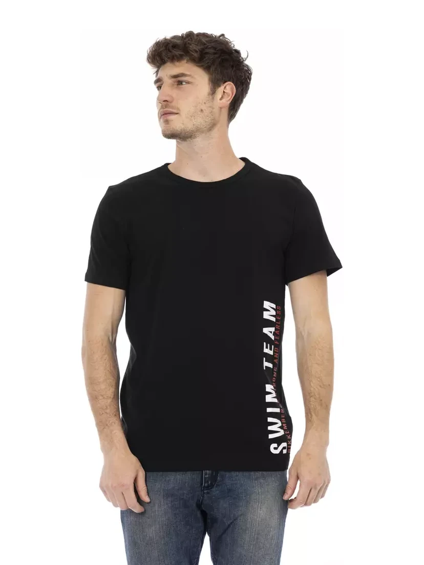 Black Cotton T-Shirt