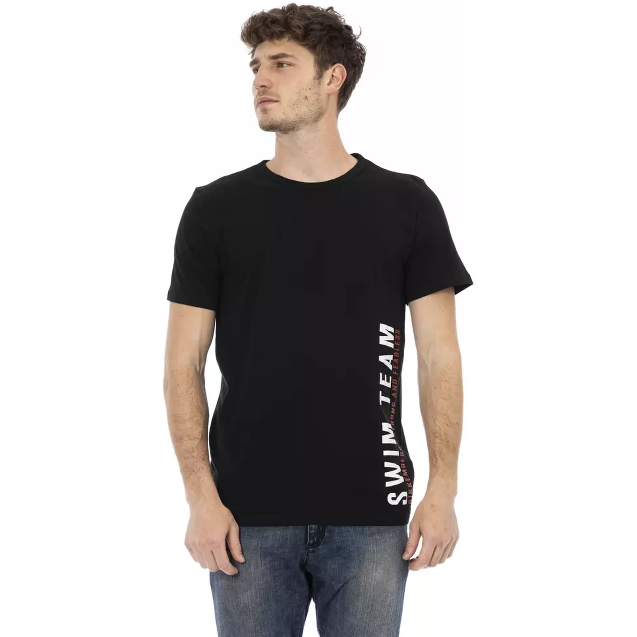 Black Cotton T-Shirt