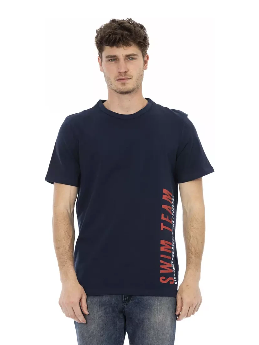 Blue Cotton T-Shirt