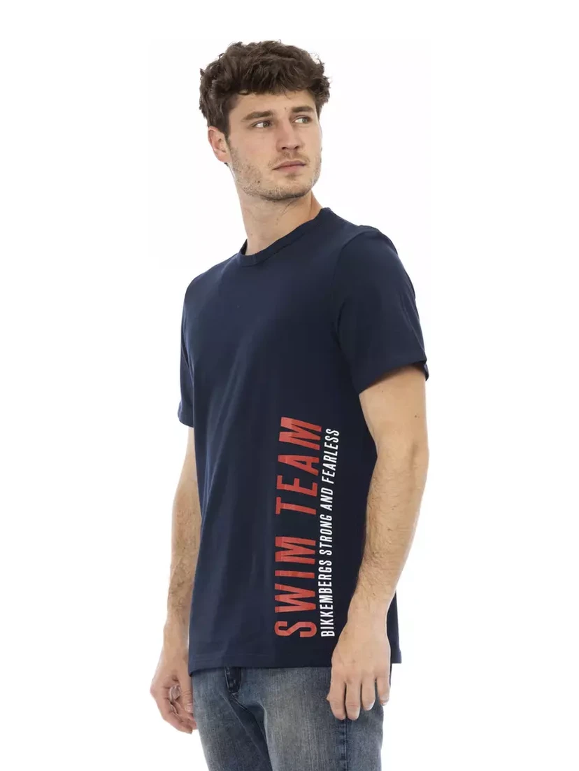 Blue Cotton T-Shirt