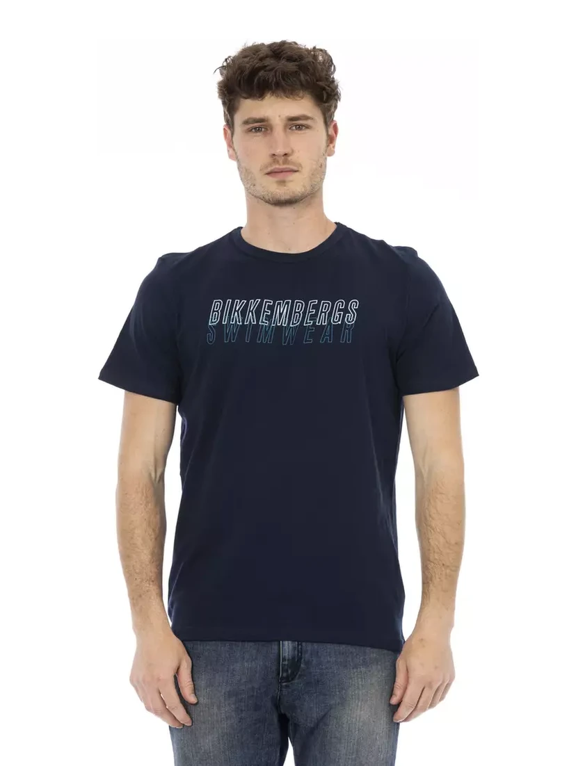 Blue Cotton T-Shirt