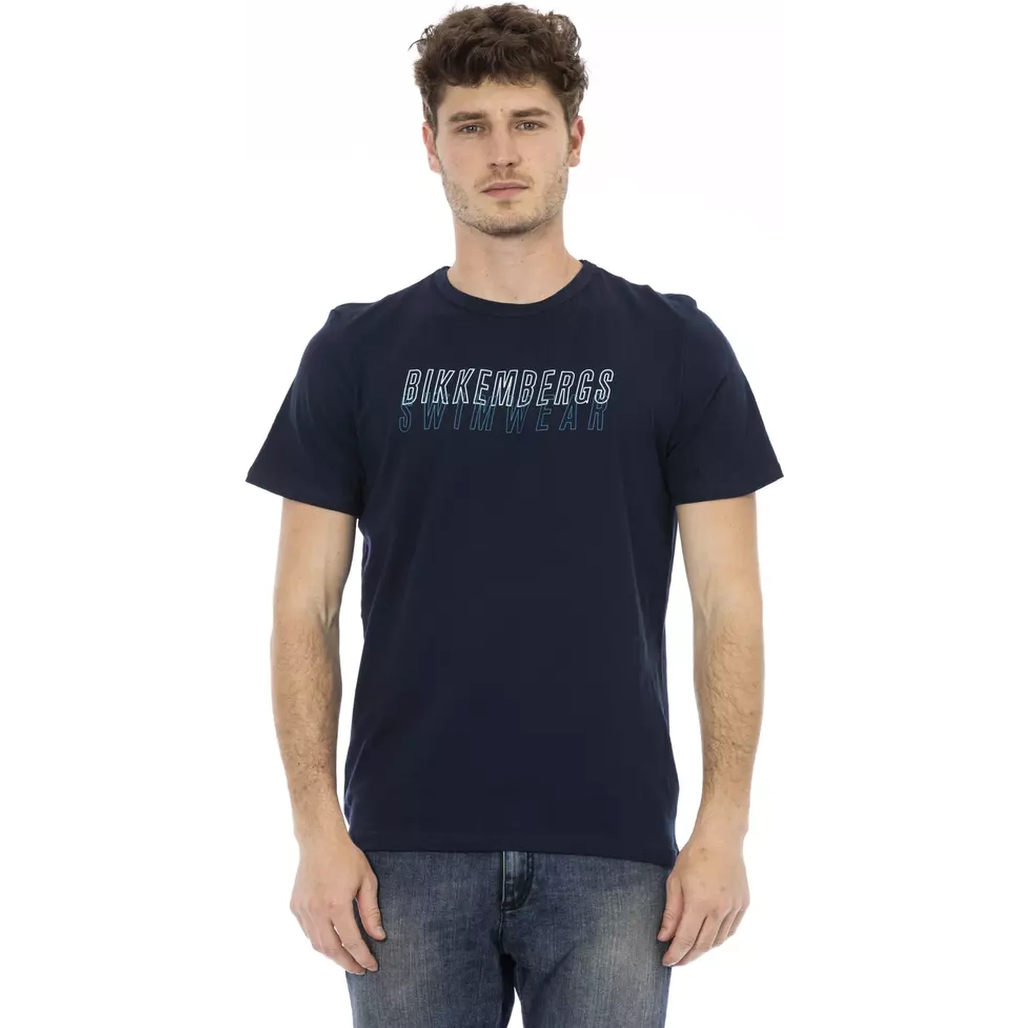 Blue Cotton T-Shirt