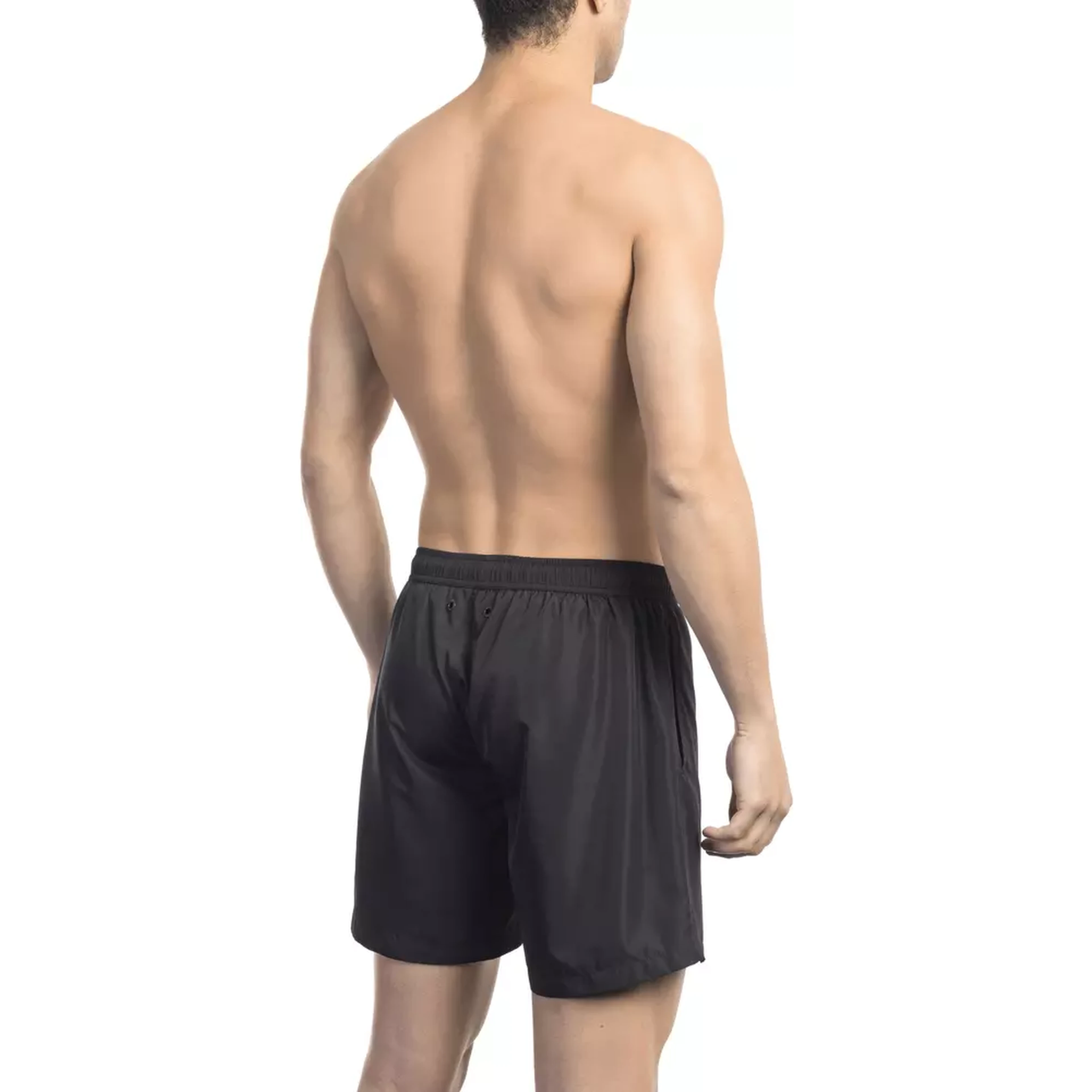 Black Polyester Swimwear