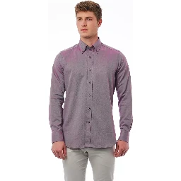 Burgundy Cotton Shirt