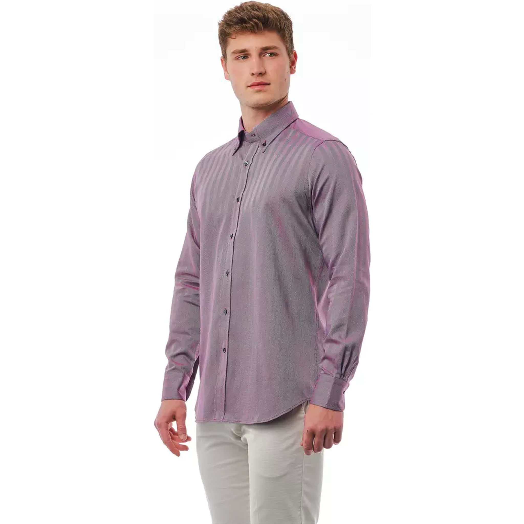 Burgundy Cotton Shirt