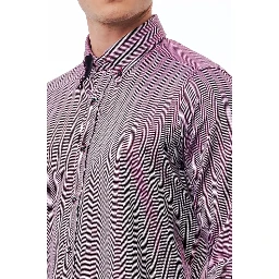 Burgundy Cotton Shirt
