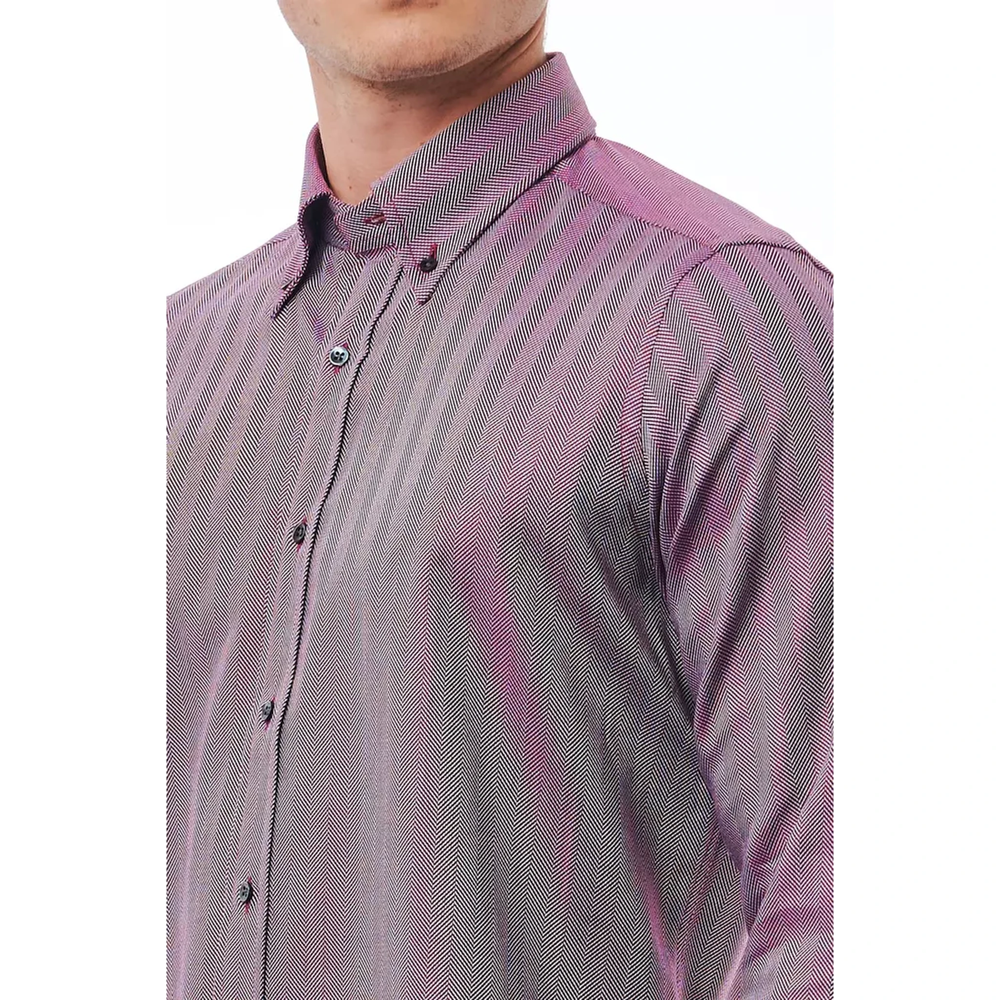 Burgundy Cotton Shirt