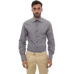 Black And White Cotton Shirt