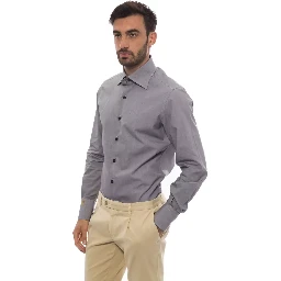 Black And White Cotton Shirt