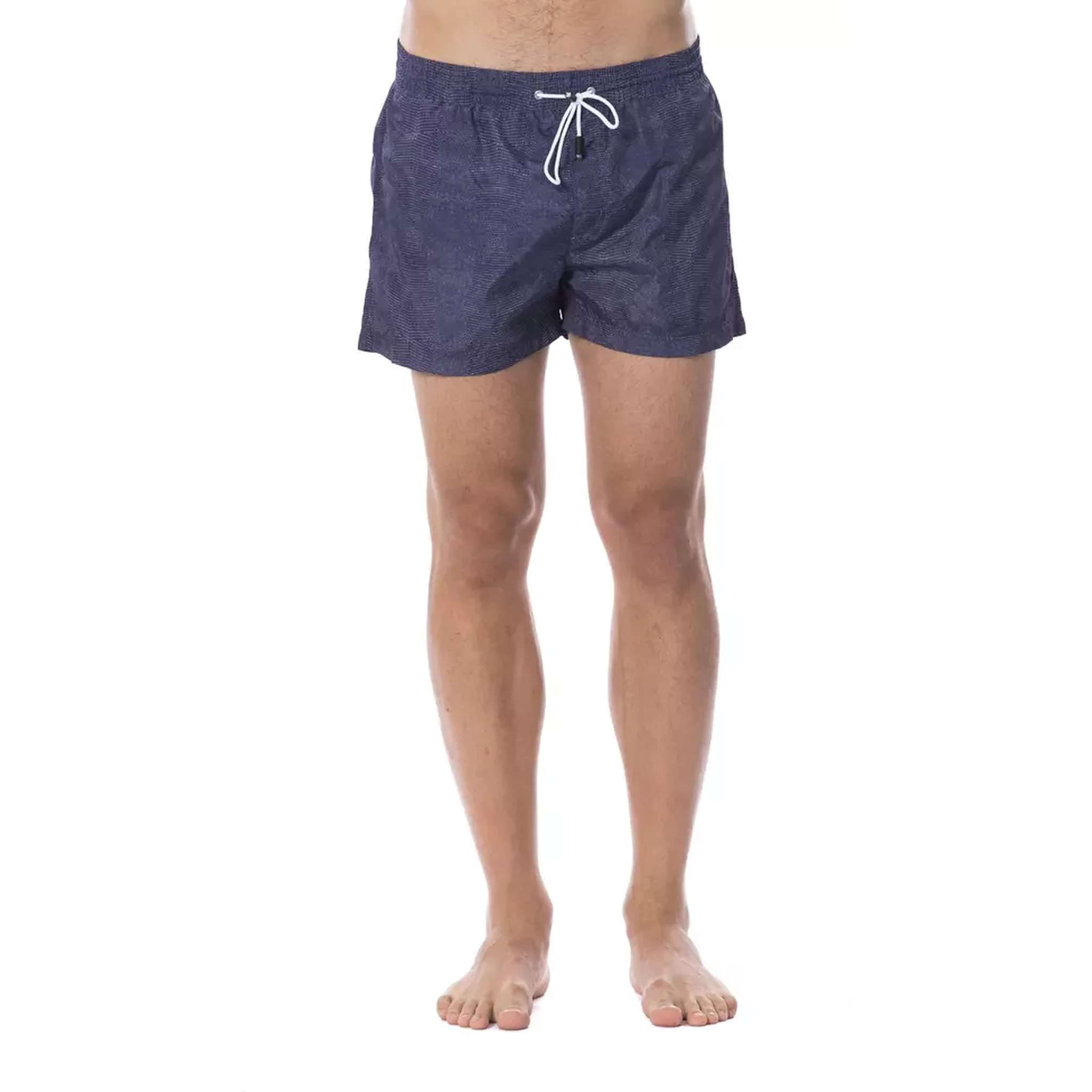 Blue Polyester Swimwear