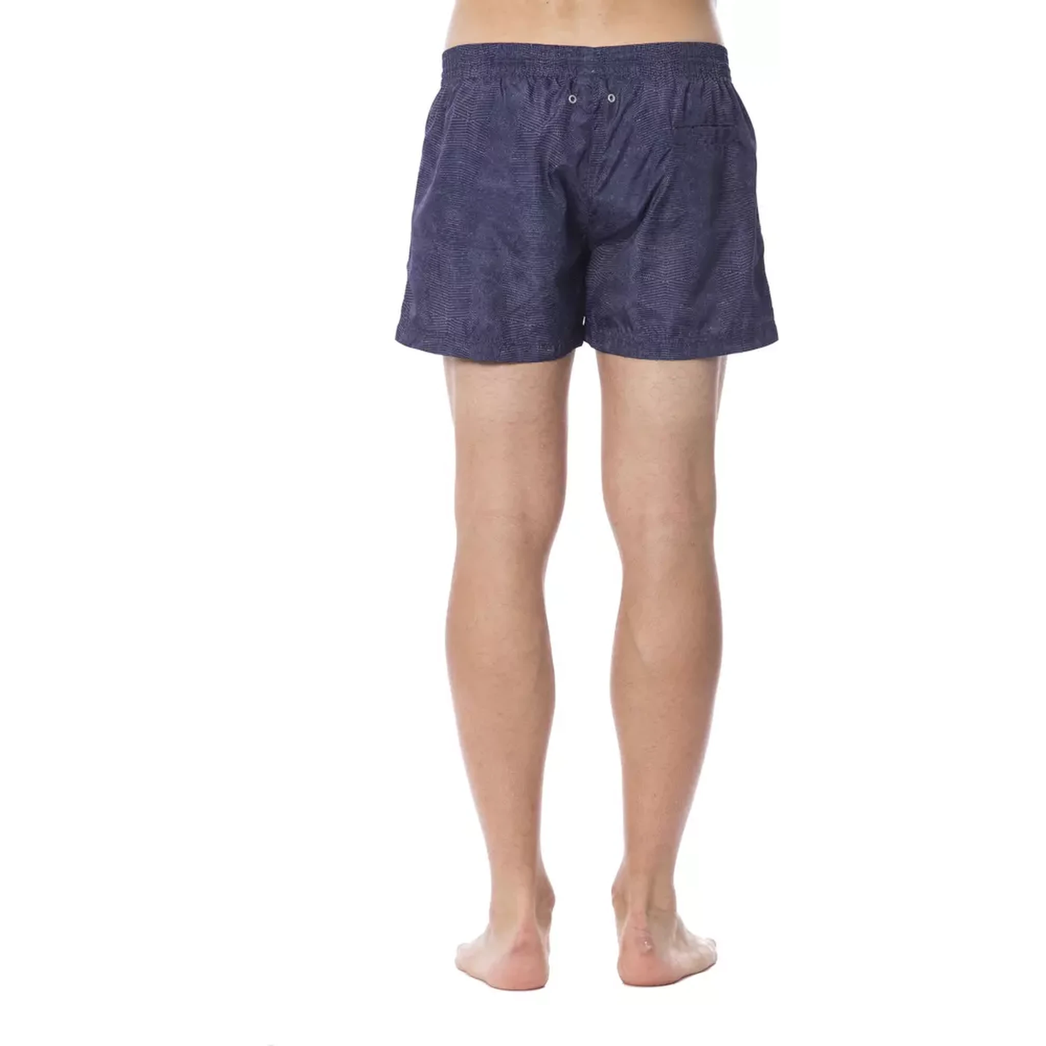 Blue Polyester Swimwear